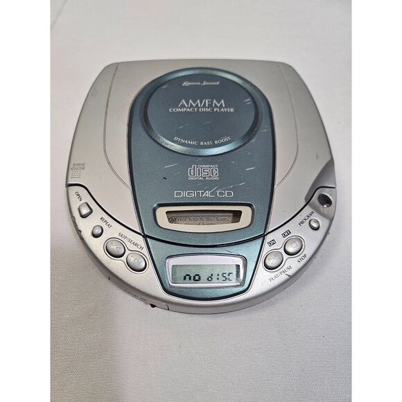 Vintage Lenoxx Sound CD Player With AM FM Radio CD-61 Works Great Clean - Picture 7 of 11